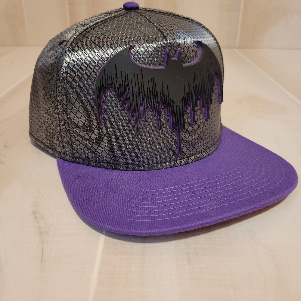 DC Comics Batman Snapback Flat Brim Hat